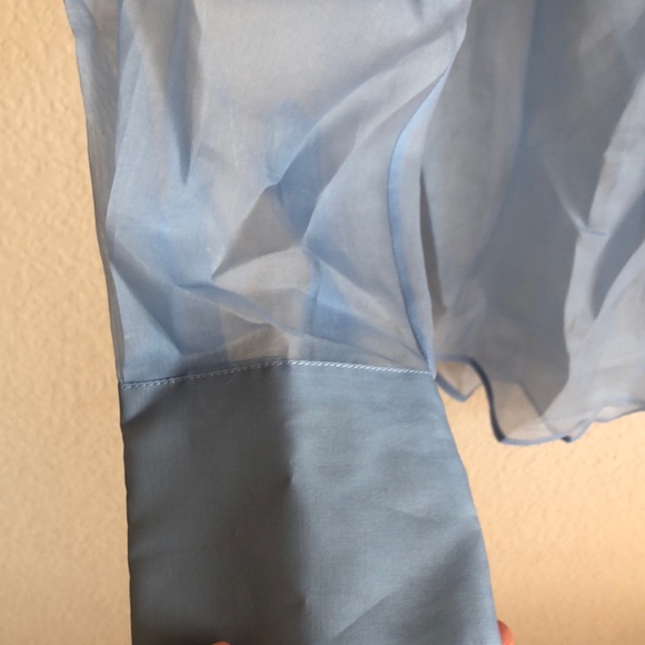 MSGM Camicia Shirt IN SKY button up top - Picture 4 of 10